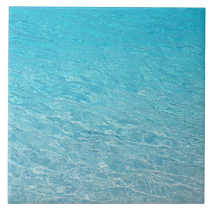 Helder kalm blauw Zee Tegeltje