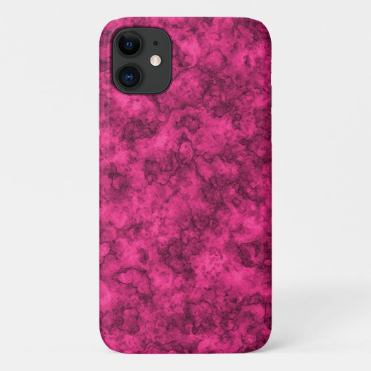 Helder karmozijn marmerpatroon Case-Mate iPhone case (Achterkant)