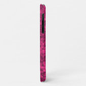 Helder karmozijn marmerpatroon Case-Mate iPhone case (Achterkant/links)