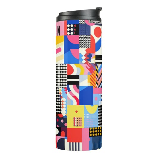Helder Kawaii Thermische Tumbler Thermosbeker (Gedraaid links)