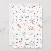 Helder kerstfeestfoto's Ho Feestdagenkaart (Achterkant)