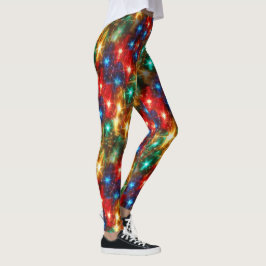 Helder kerstlampjes leggings