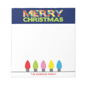 Helder kerstlampjes, speciaal Notitieblok (Voorkant)