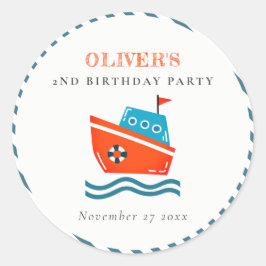 Helder Kinder nivaat elke zondag Ronde Sticker