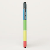 Helder Kleurblok Naam Case-Mate iPhone Case (Achterkant/links)