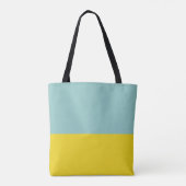 Helder Kleurblok Persoonlijk Tote Bag (Achterkant)