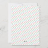 Helder kleurrijk 4-fotoblauw kerstfeest feestdagenkaart (Achterkant)