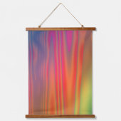 Helder Kleurrijk Abstracte Kunst Hangend Wandkleed (Voorkant)