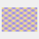 Helder kleurrijk argyle patroon inpakpapier vel (Voorkant 3)