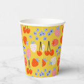 Helder kleurrijk besvruchten patroon papieren bekers (Rechts)