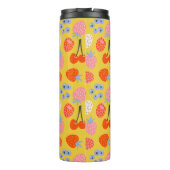 Helder kleurrijk besvruchten patroon thermosbeker (Achterkant)