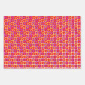 Helder Kleurrijk bloemenpatroon Inpakpapier Vel (Voorkant 3)