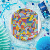 Helder kleurrijk design papier Bord plezier (Feest)