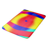 Helder, kleurrijk en vet ontwerp badmat (Gekanteld)