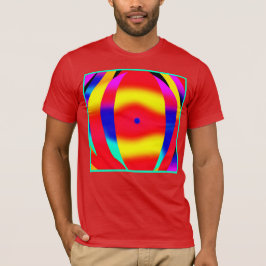 Helder, kleurrijk en vet ontwerp t-shirt