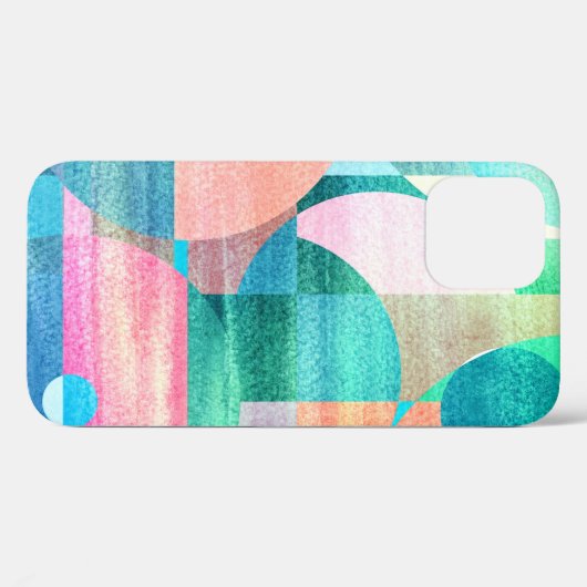 Helder, kleurrijk geometrisch Abstract Case-Mate iPhone Case (Achterkant (horizontaal))