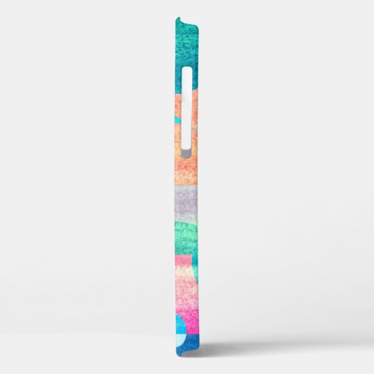 Helder, kleurrijk geometrisch Abstract Case-Mate iPhone Case (Achterkant / Links)