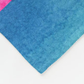 Helder, kleurrijk geometrisch Abstract Fleece Deken (Hoek)