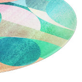 Helder, kleurrijk geometrisch Abstract Snijplank (Hoek)