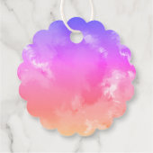 Helder, Kleurrijk, Leuk "Bruid tot Bruid" Bruiloft Bedankjes Labels (Achterkant)