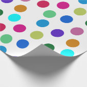 Helder Kleurrijk Ovals Party Cadeau Wrapping Paper Cadeaupapier (Hoek)