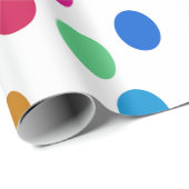 Helder Kleurrijk Ovals Party Cadeau Wrapping Paper Cadeaupapier (Rol Hoek)