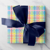 Helder Kleurrijk Plaid Cadeaupapier