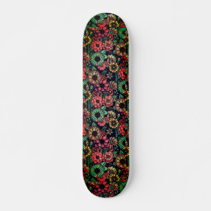 Helder Kleurrijk Retro Bloemengirly Trendy Persoonlijk Skateboard