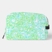 Helder Kleurrijk Trippy Swirly Abstract Boho Marme Toilettasje (Achterkant)