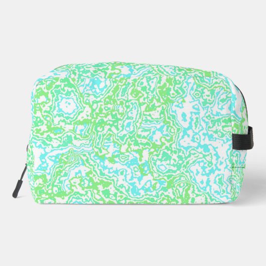 Helder Kleurrijk Trippy Swirly Abstract Boho Marme Toilettasje (Achterkant)