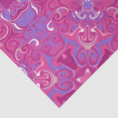 Helder kleurrijk wervelt tissuepapier (Detail)