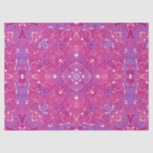 Helder kleurrijk wervelt tissuepapier