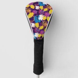Helder Kleurrijke Exotische Tropische Geschilderde Golfheadcover
