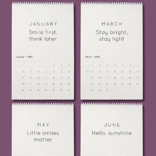Helder & Kleurrijke Inspiratie Muurkalender Kalender