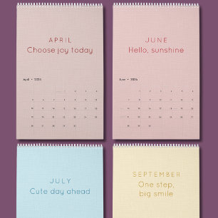 Helder & Kleurrijke Inspiratie Muurkalender Kalender