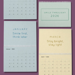 Helder & Kleurrijke Inspiratie Muurkalender Kalender