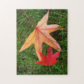 Helder kleurrijke mantel Leaf Legpuzzel (Verticaal)