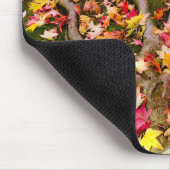 Helder kleurrijke mantel Leaf Muismat (Hoek)
