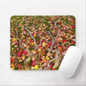 Helder kleurrijke mantel Leaf Muismat (Met muis)