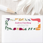 Helder Kleurrijke Ongepaste Bloem Bruiloft Feest Etiket (Insitu)