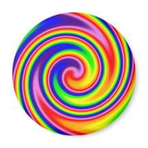 Helder Kleurrijke Regenboog Werveling Felle Kleure