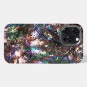 Helder koperkleurige roestige textuur, ruwheid iPhone hoesje (Achterkant horizontaal)