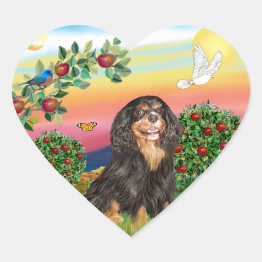 Helder land - Cavalier (BT-R) Hart Sticker (Voorkant)