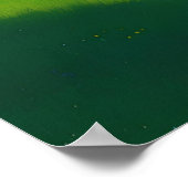 Helder landschap met glooiende heuvels poster (Hoek)