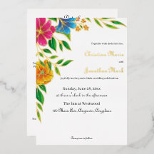 Helder Lentebloemen Bruiloft QR code