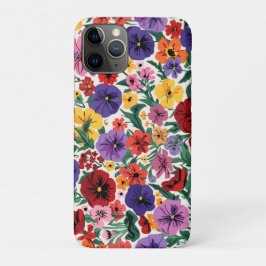 Helder Lentetuiltjes Bloemetuin Patroon Case-Mate iPhone Case