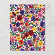 Helder Lentetuiltjes Bloemtuin Patroon