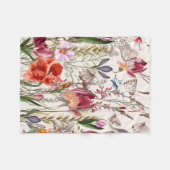 Helder lenteveld. Romantisch patroon Fleece Deken (Voorkant (Horizontaal))