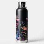 Helder lentewildbloemen waterfles (Links)