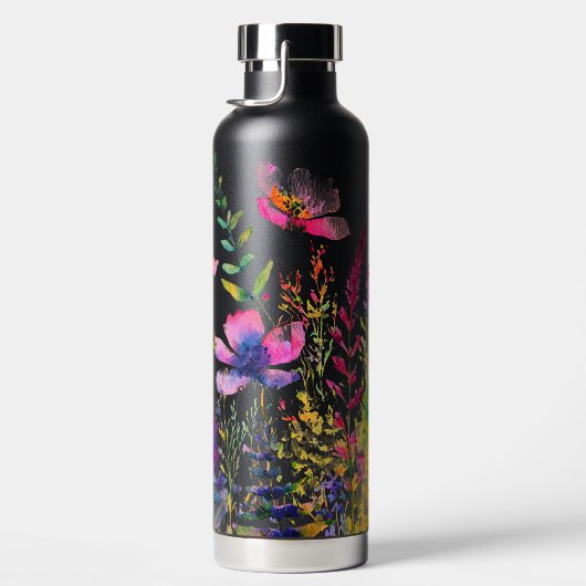 Helder lentewildbloemen waterfles (Rechts)